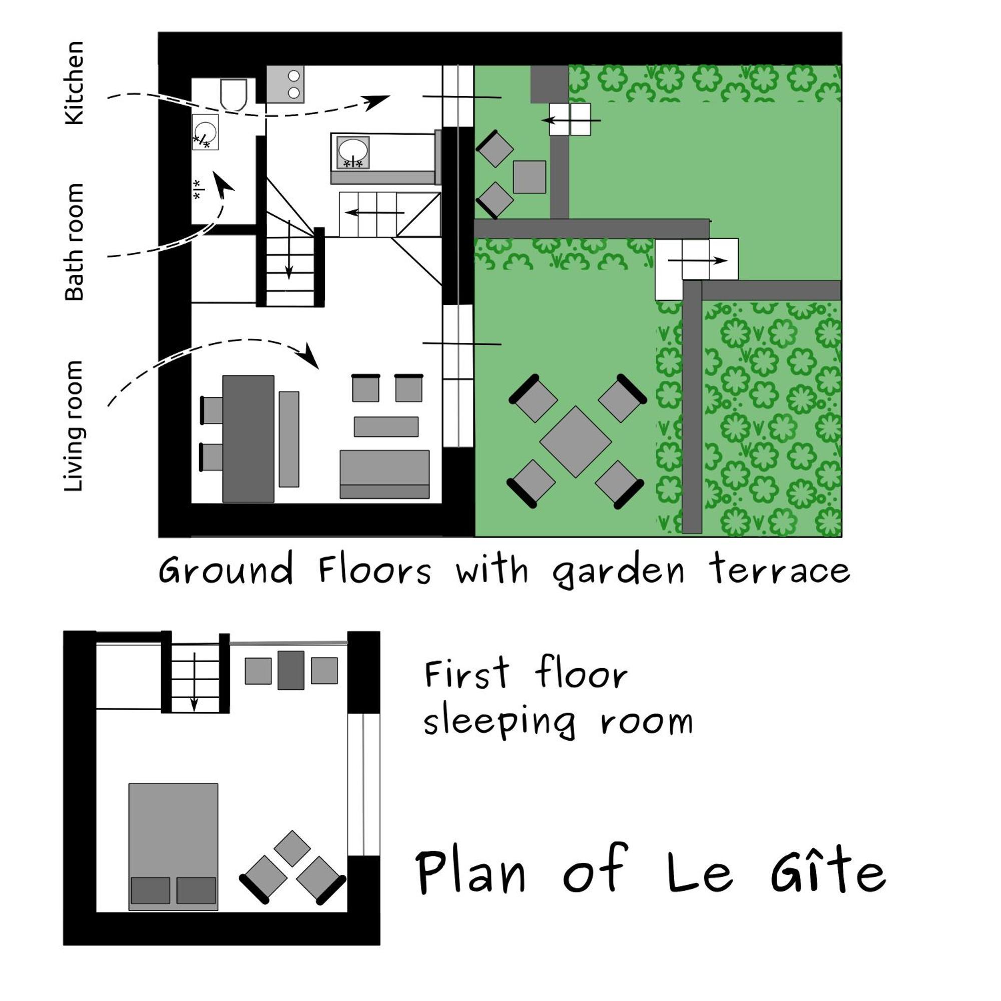 Le Gite Tranquille Serenite Apartment แตร์ราส์ซง ภายนอก รูปภาพ